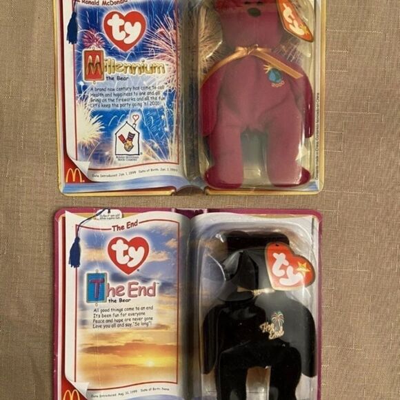 SUPER RARE COLLECTORS SET - TY RONALD MCDONALD HOUSE BEANIE BABIES SET W ERRORS - Picture 8 of 12